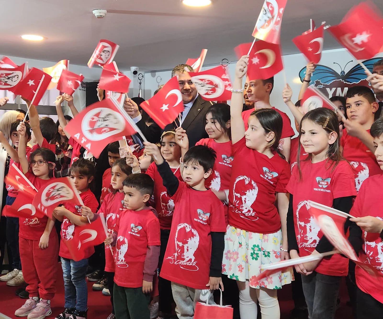 Genel Merkez’deki 10 Kasım Atatürk’ü anma programından bir kare