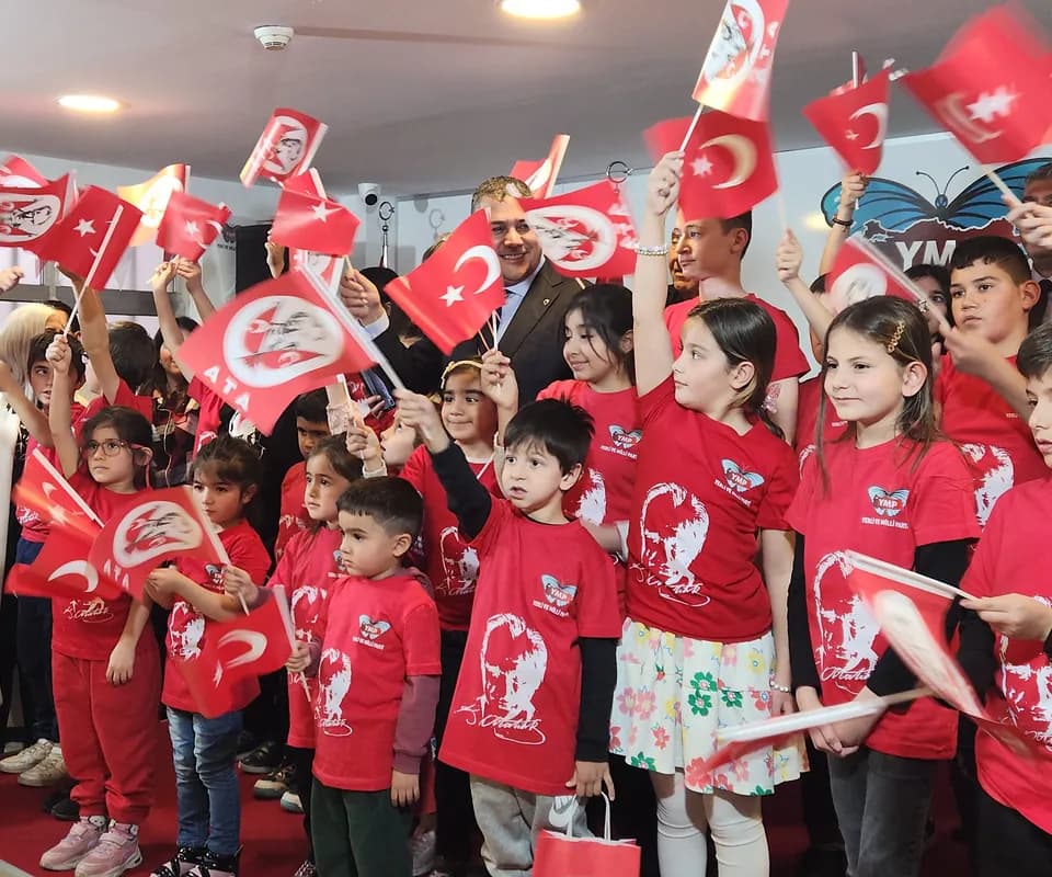 Genel Merkez’deki 10 Kasım Atatürk’ü anma programından bir kare